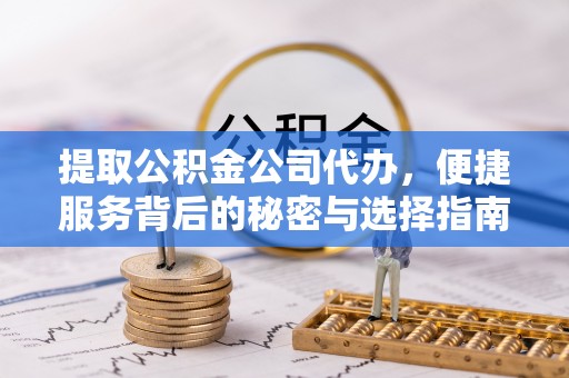 南康提取公积金公司代办，便捷服务背后的秘密与选择指南