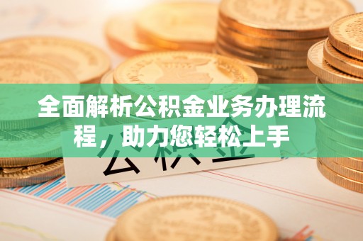 南康全面解析公积金业务办理流程，助力您轻松上手