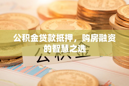 南康公积金贷款抵押，购房融资的智慧之选