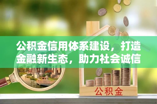 南康公积金信用体系建设，打造金融新生态，助力社会诚信发展