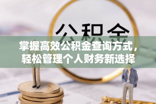 南康掌握高效公积金查询方式，轻松管理个人财务新选择