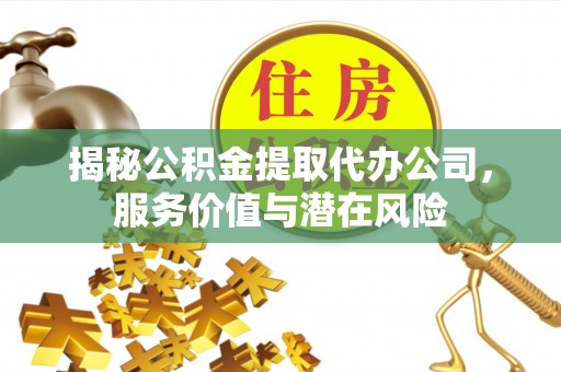 南康揭秘公积金提取代办公司，服务价值与潜在风险