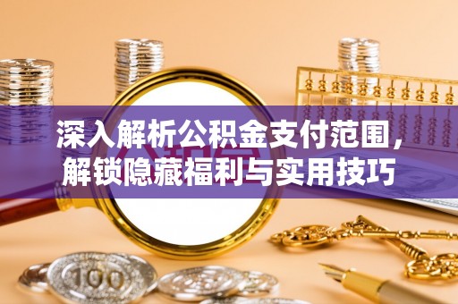 南康深入解析公积金支付范围，解锁隐藏福利与实用技巧