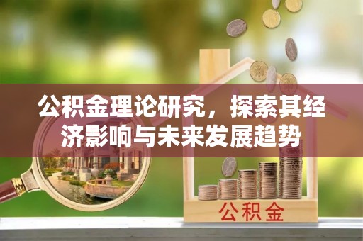 南康公积金理论研究，探索其经济影响与未来发展趋势