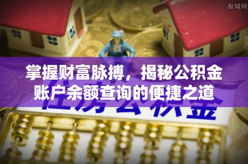 南康掌握财富脉搏，揭秘公积金账户余额查询的便捷之道
