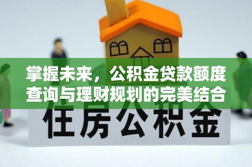 南康掌握未来，公积金贷款额度查询与理财规划的完美结合