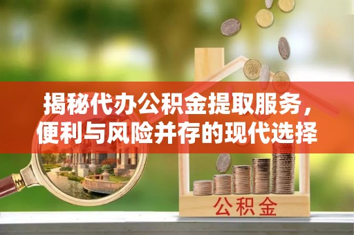 南康揭秘代办公积金提取服务，便利与风险并存的现代选择