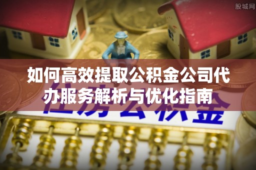 南康如何高效提取公积金公司代办服务解析与优化指南