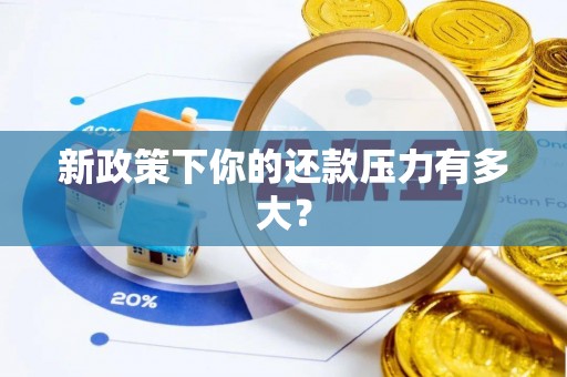 南康新政策下你的还款压力有多大？